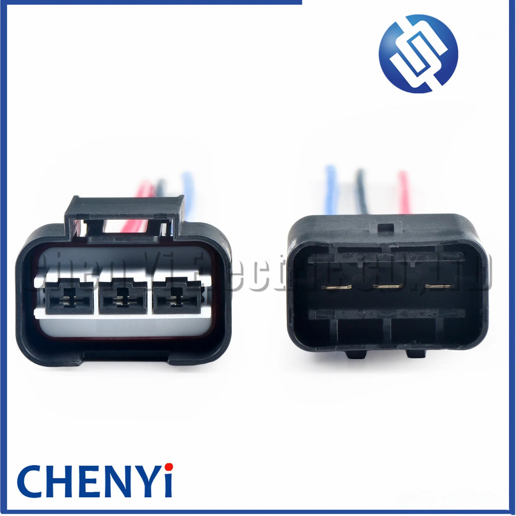 3 Pin Female or male automotive waterproof connector Electric Radiator Fan Wire harness plug Socket 1743271-2 For Hyundai Kia