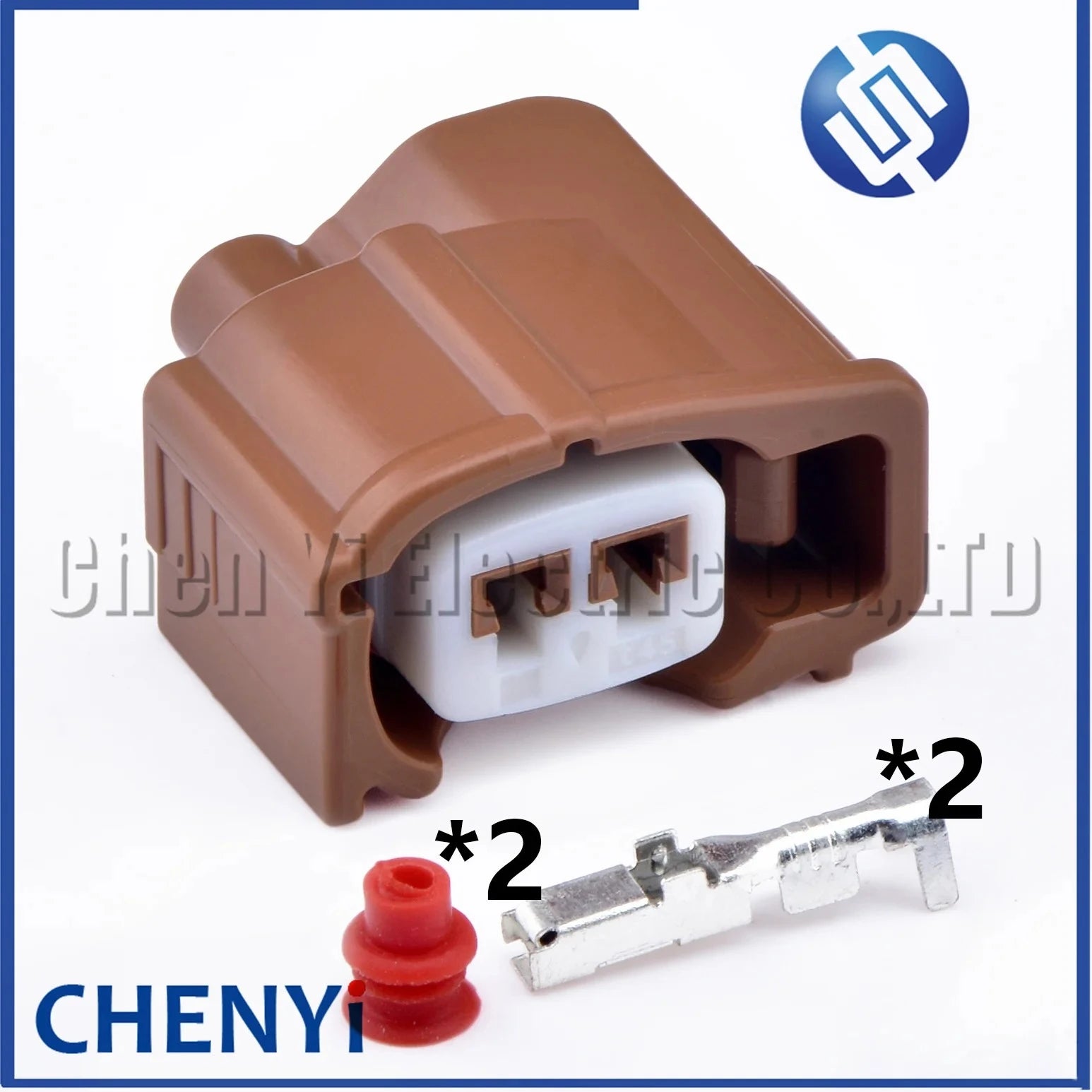 2 Pin Automotive waterproof connector Knock sensor fuel injector plug 6189-0611 90980-11875 For Toyota Camry Prado Corolla Mazda
