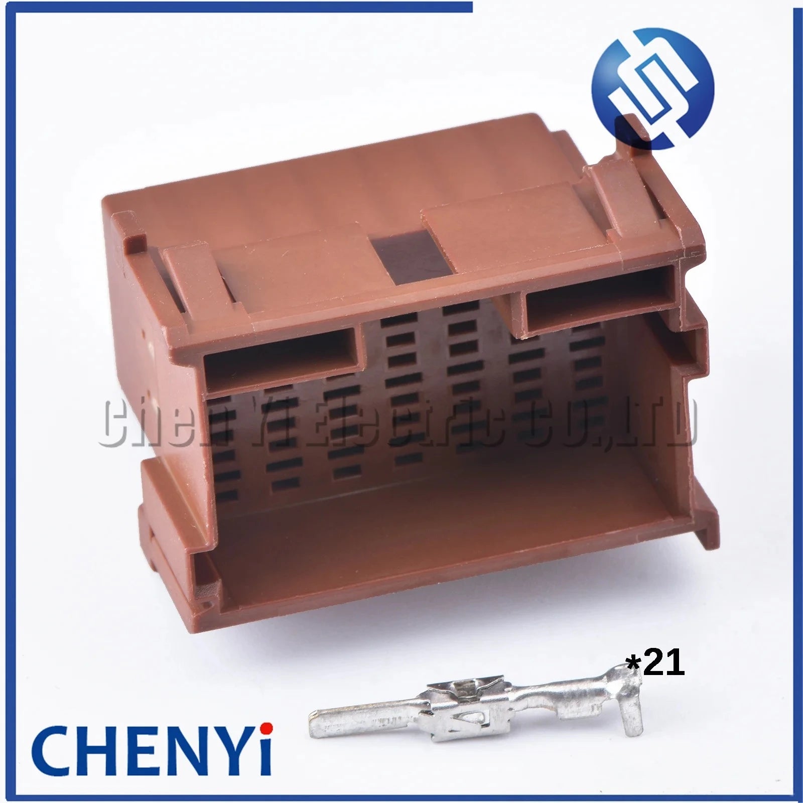 21 Pin Car Brown Connector Male Female Quick Connector Car Harness Connector Plug 8-968975-1 1-967630 With Pins