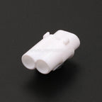 2 PIN AC Assembly White Car 2mm Male Female Waterproof Connector Automobile Foglight Electric Wiring Socket
