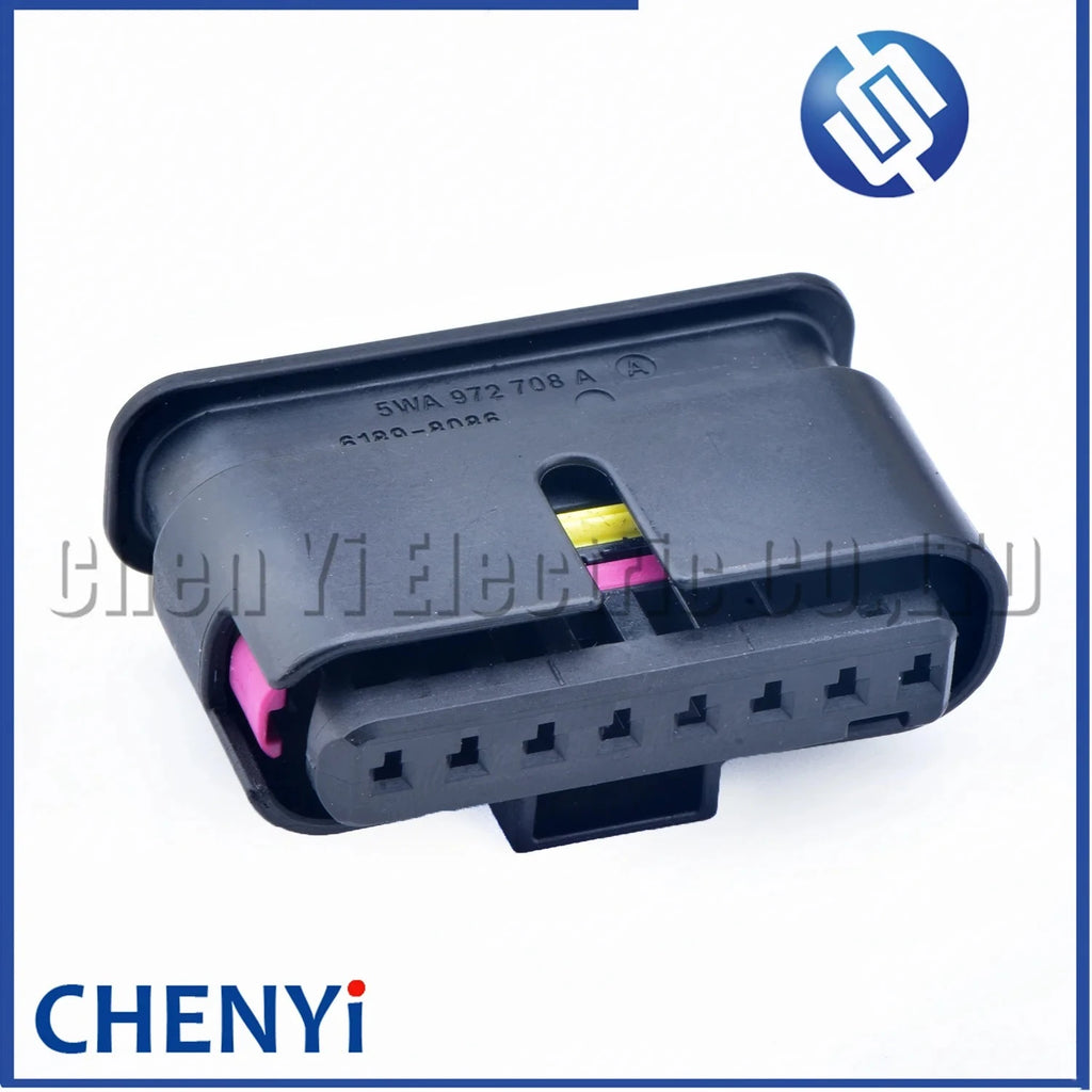 8 Pin female Automotive waterproof connector car radar wire harness plug 6189-8086 5WA 972 708 A 5WA972708A