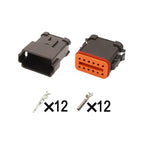 DT04-12PB-E005/DT06-12SB-E003 is suitable for automotive connectors and engineering vehicle male and female waterproof plugs