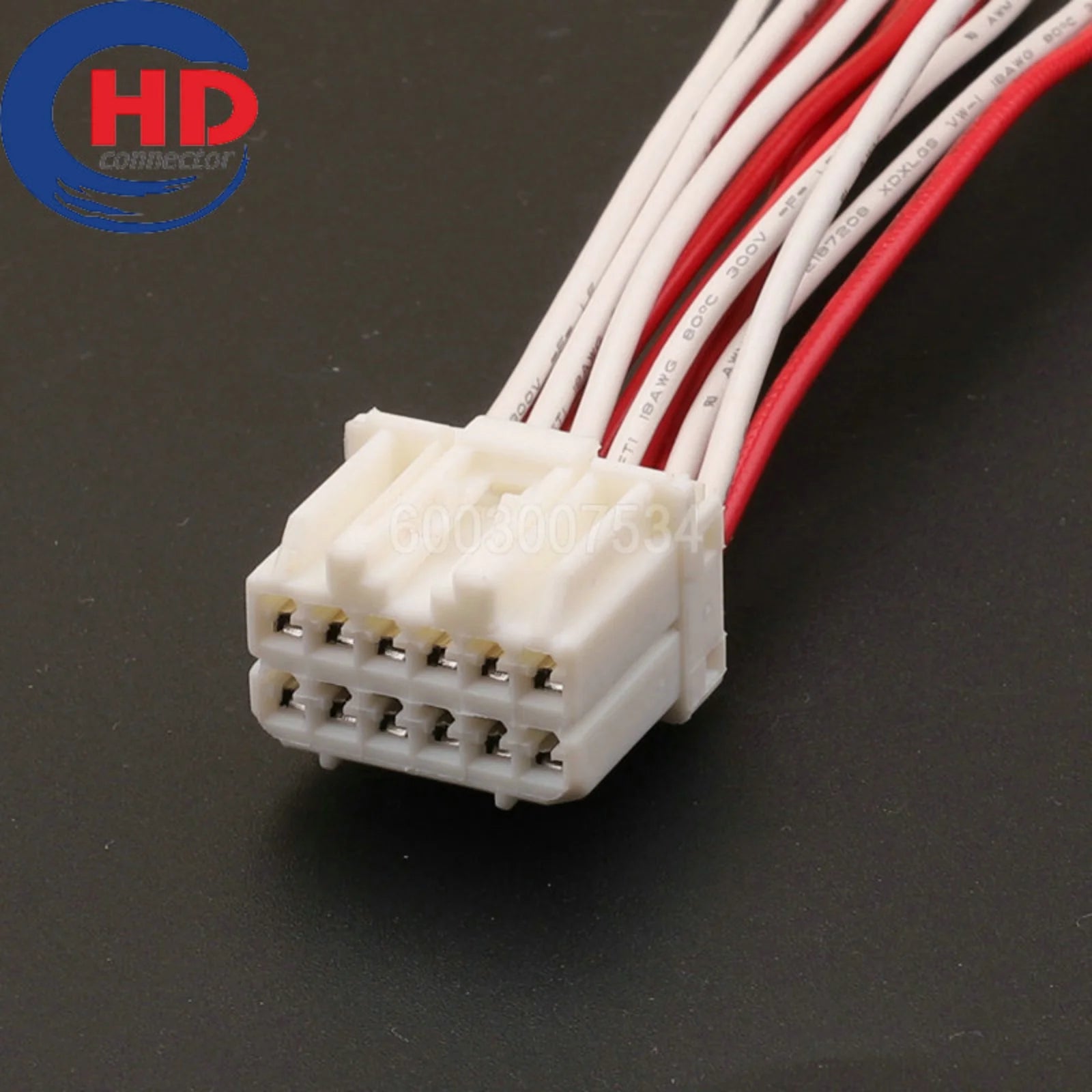 12 Pin 175442-1 Auto Power Amplifier Wiring Harness Plug AC Assembly Automotive Unsealed Wire Socket