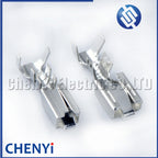 50 Pcs 6.3/4.8 MM Car Crimp Terminal Spade Connector Copper Pins Auto Female Splice Wire Terminals For plug
