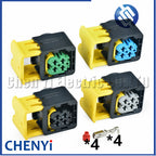 4 Pin Auto Nitrogen oxygen sensor Connector Urea pump Plug 1-1418390-1 2-1418390-1 3-1418390-1 4-1418390-1 For CUMMINS Auman