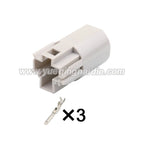 3 Pin Connectors Unsealed 2.8mm Male Female Connector Automotive Wiring Harness Cable Plug for Car Ford Mazda BYD Tesla 12176836