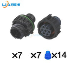1718230-1/1-967650-1 is suitable for liquid level sensor round four male socket pressure sensor connector
