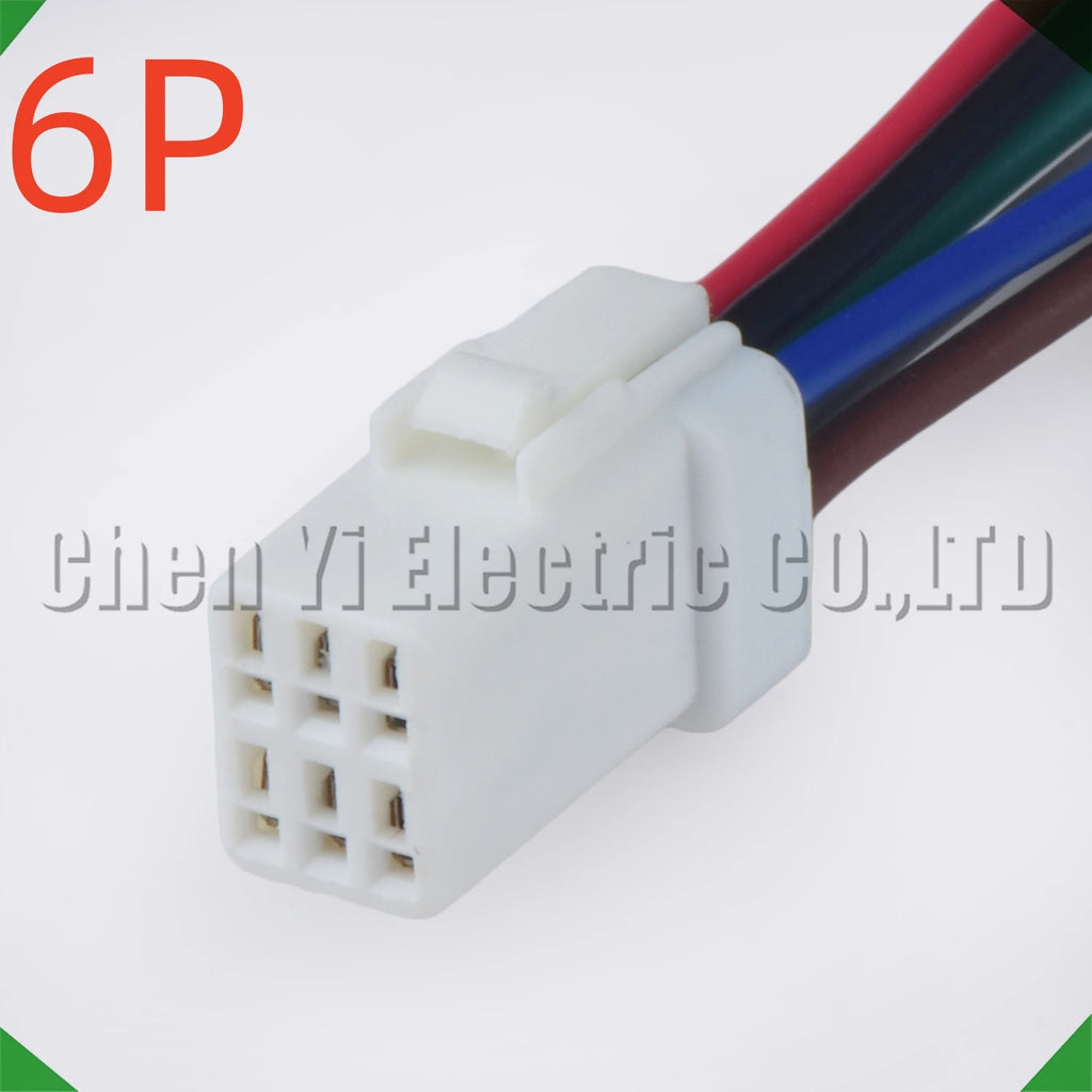 6 Pin Auto Waterproof Electronic Connector Wire Harness Butt Plug For 06R-JWPF-VSLE-S 0...