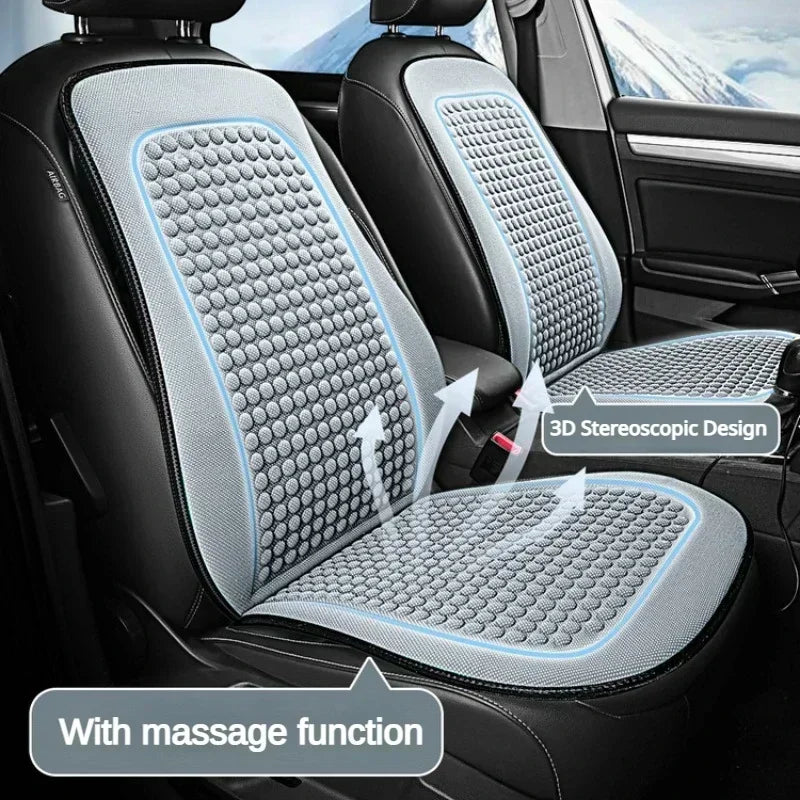 Winter Car Seat Cushion Short Plush Seat Protector Pad with Non-Slip Backing Flocking Cloth Cover Universal Front Covers Amagi