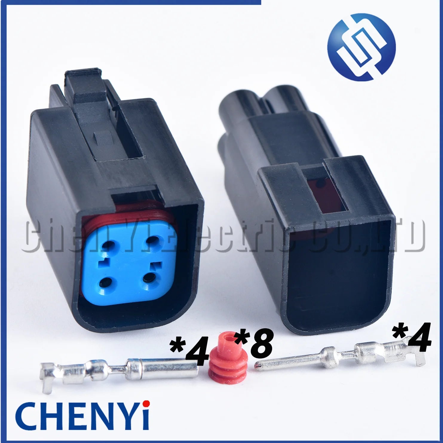 4 Pin male or female Automotive Waterproof Socket Sealed Plug Wiring Harness Connectors 8-1437710-5 For Ford