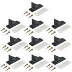 10 Pcs Compatible  Snow Guard For Metal Roof With  Foot Pads And Screws Including  Sealing Gaskets Easy Install  Secure Screws