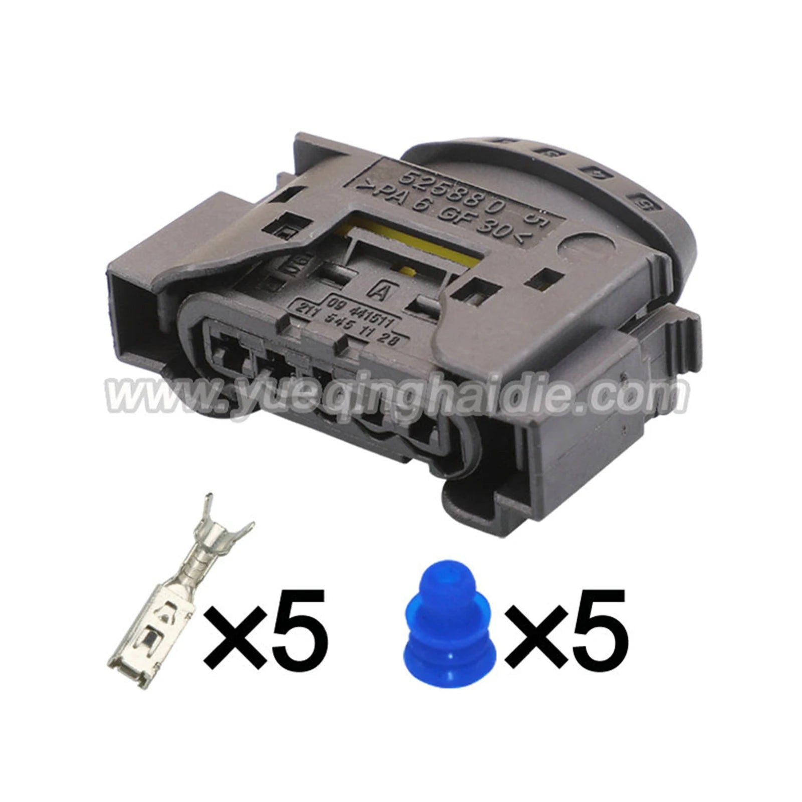 5 Pin Connector Waterproof 3.5mm Female Connector Automotive Wiring Harness Automobile Cable Socket 09441551 752406 752610