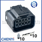 10 Pin Automotive waterproof connector harness plug 6189-0767 For Hitachi excavator 4HK1 6HK1 EGR Solenoid Valve