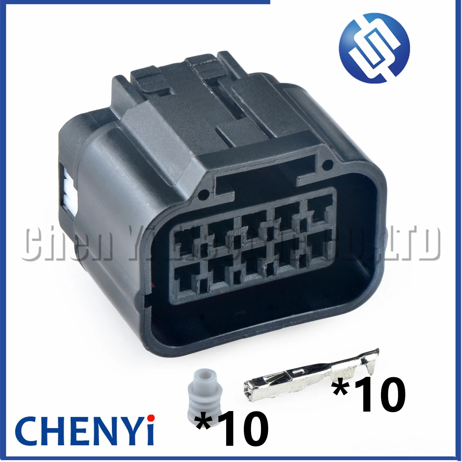 10 Pin Automotive waterproof connector harness plug 6189-0767 For Hitachi excavator 4HK1 6HK1 EGR Solenoid Valve
