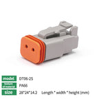 DT Series Deutsch Waterproof Connector Kit Repair Tool Portable Box Suit DT06-2/3/4/6/8/12S DT04-2/3/4/6/8/12P Terminal & Pliers