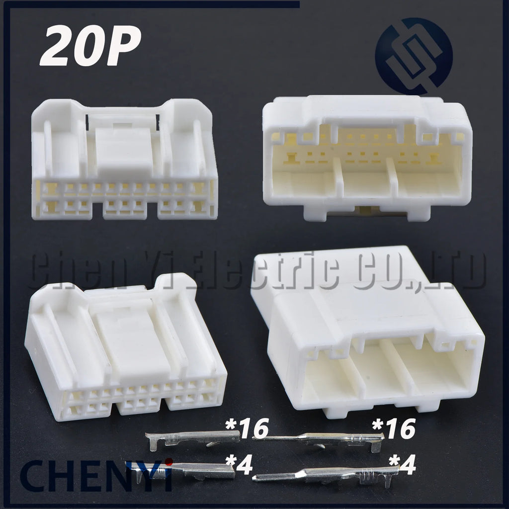 20 Pin car multimedia navigation audio CD host Amplifier wire harness plug 90980-12740 90980-12741 For Toyota Nissan Mazda
