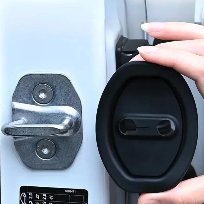 Universal Car Door Closing Shockproof Silicone Cushion Mute Shock Absorber Protective Covers Car Door Latch Accessories 8/1pcs