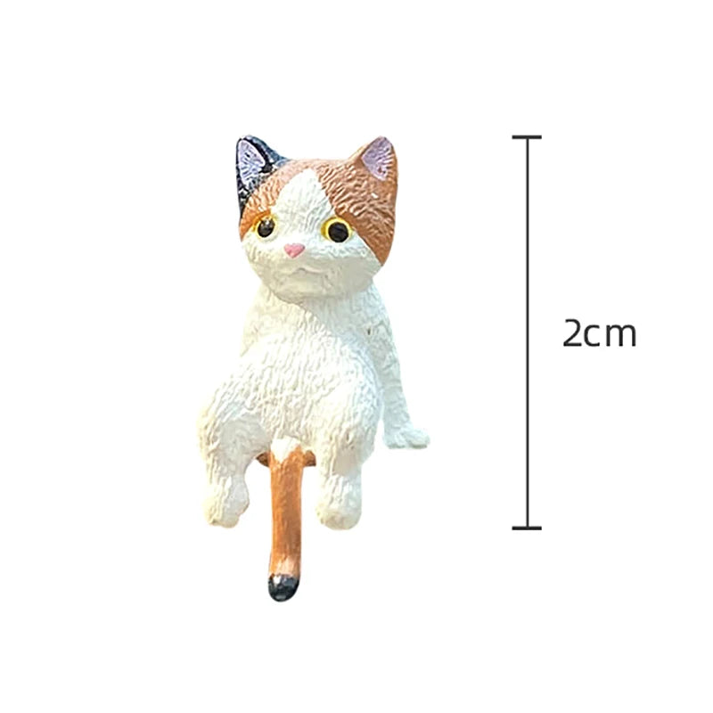 1/4Pcs Car Decoration Sleeping Cat Doll Kitty Creative Auto Ornaments Toys Cat Micro Landscape Model Cute Car Accessories Gifts