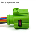 1 Set 6 Pin Auto Taillight Throttle Plug Connector with Cable Electronic Waterproof Harness For 4H0973713C 42505600 42515600
