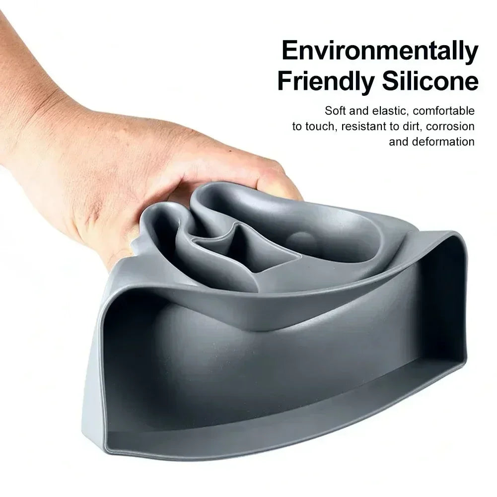 Premium Cup Holder Insert Secure Fit for Model Y/3 Center Console Round Slot Cover with Enhanced Interior Style Tools Amagi