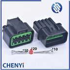 1 set 10 Pin male or female Automotive waterproof Connector headlamp plug adapter  PB625-10027 PB621-10020 For Hyundai