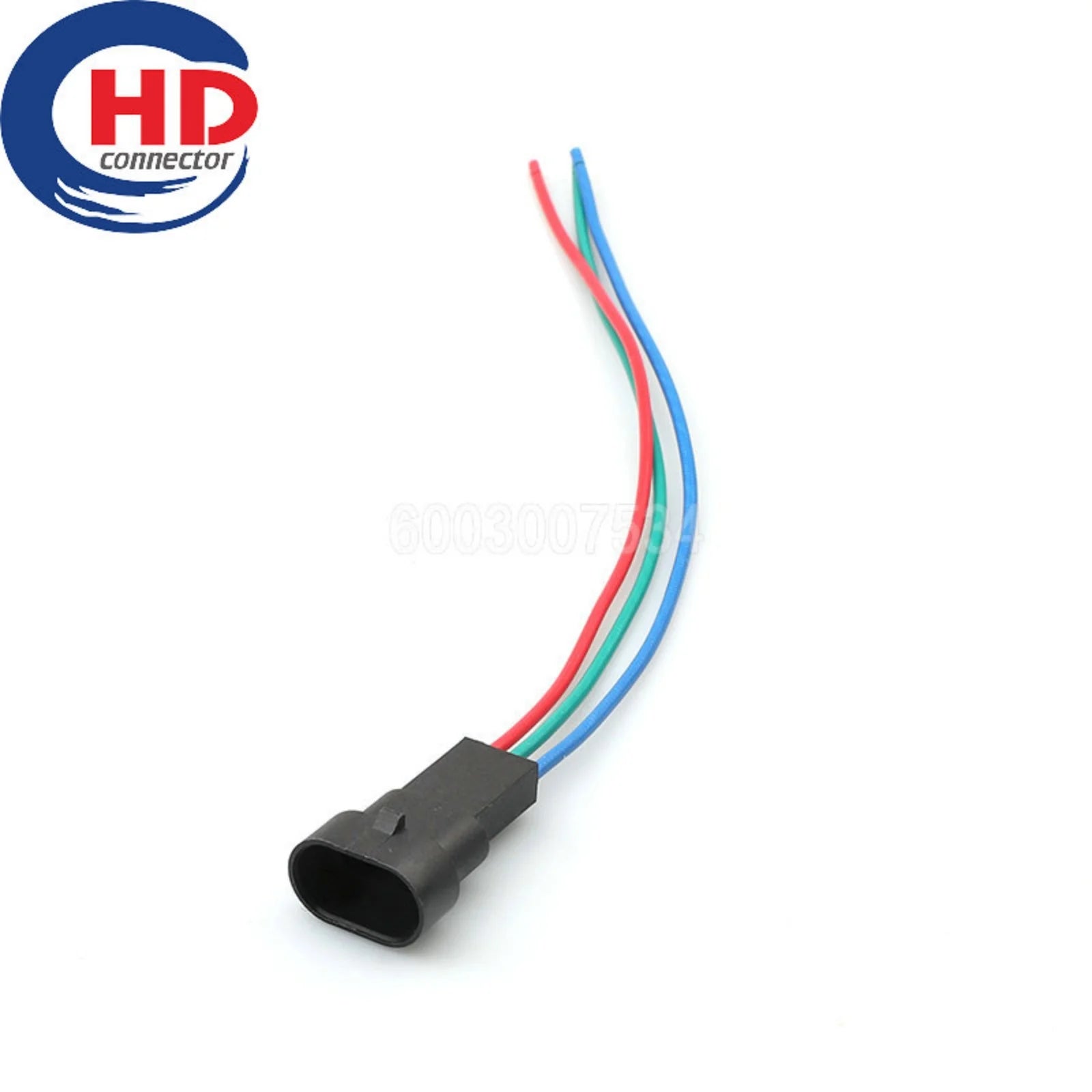 3 Pins Waterproof 1.5mm Male Series Connector Socket Motorcycle Electrical Harnesses Wiring Harness Housing Cable Socket