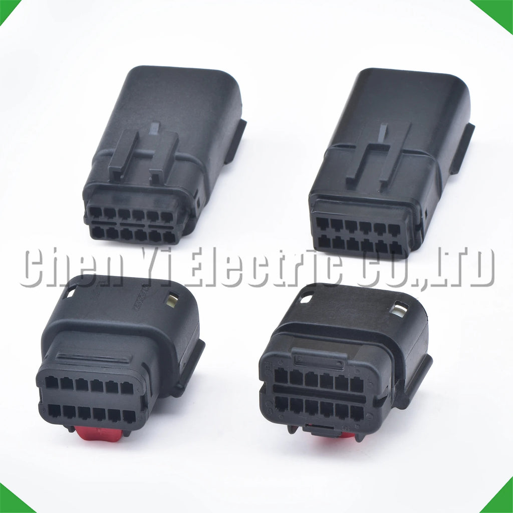 12 Pin Auto Headlight Plug Connector wiring harness plug 33472-1201 33472-1206 33482-12...
