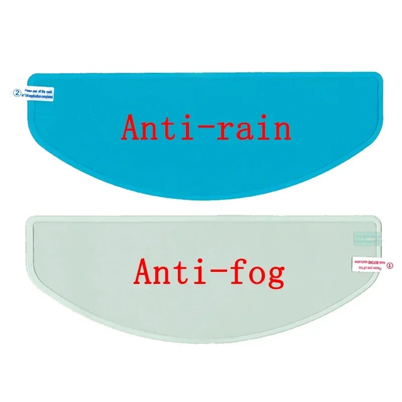 Motorcycle Helmet Anti-fog Film and Rainproof Film Universal Motorcycle Helmet Nano Coating Sticker Film Helmets Amagi