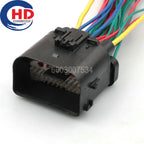 34 Pin Connector  Waterproof  Series Male Connector Cable Plug Motorcycle Electrical Harnesses Wiring Harness 1438842-1