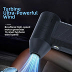 1PC New Fan Strong Portable Power Handheld DustStorm Source Turbo Jetfan LED Brushless Fan Vacuum Dust Cleaner Blower
