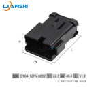 DT04-12PA-BE02 Black male terminal sheath Dechi type 12-hole waterproof plug wire harness connector