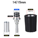 High Pressure Washer Hose Insert Fittings D14 D15mm Ring Nut M22 Car Washer Water Cleaning Hose Pipe Fitting Twist Connector
