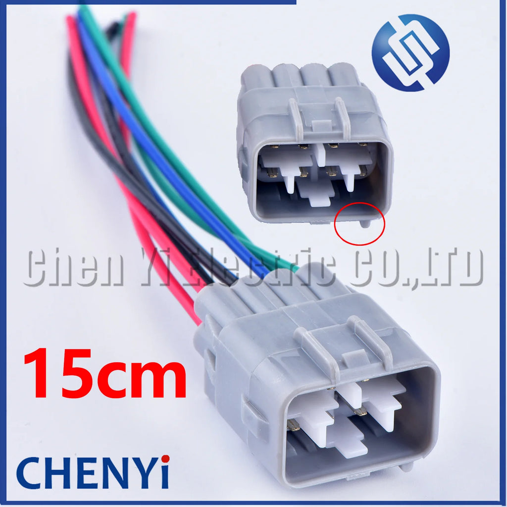 8 Pin Automotive waterproof connector headlight harness assembly plug Socket 90980-10897 90980-10896 7283-1289-40 For Toyota