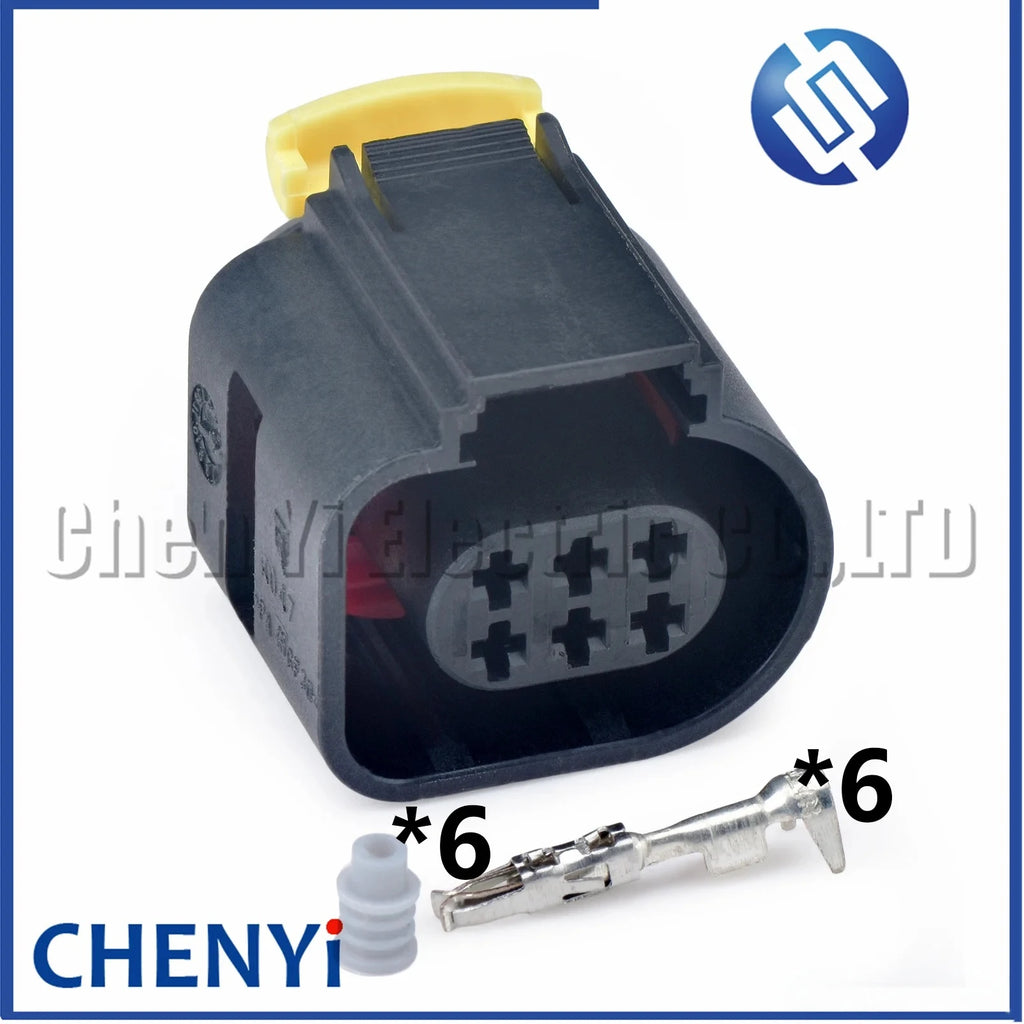 6 Pin Auto Power Steering Pump plug Car EGR Valve Connector Wire harness Plug 284717-3 284716-3 284716-6 284716-4 284717-4
