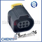 6 Pin Auto Power Steering Pump plug Car EGR Valve Connector Wire harness Plug 284717-3 284716-3 284716-6 284716-4 284717-4