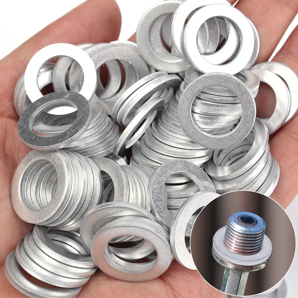50/10Pcs Oil Drain Plug Crush Washers Gaskets 14mm for Honda Accord Civic CRV CRZ HRV Pilot Acura 9410914000 94109-14000