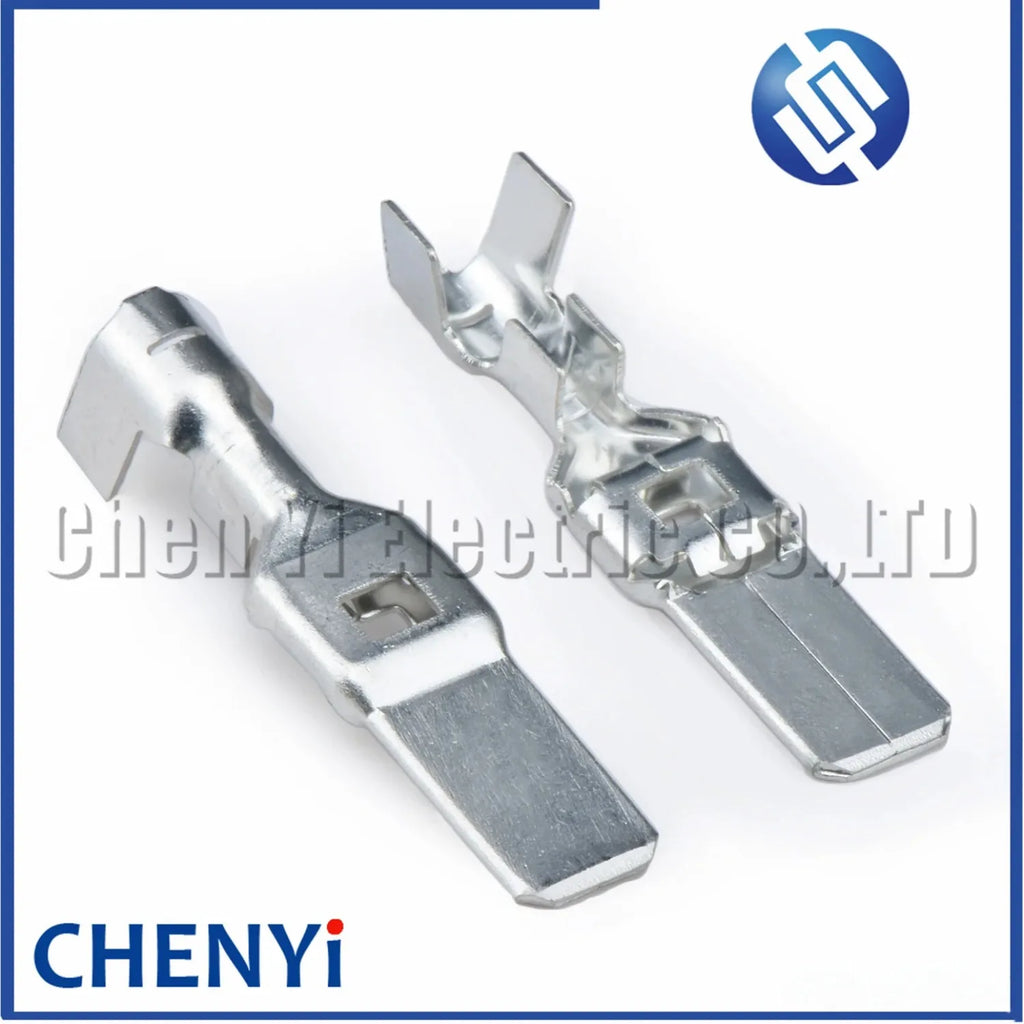 10 Pcs H62 Brass Tinned 8.0 mm Series Male or Female Automotive Plug Connector Terminal 1544332-1 1544228-1 1544218-1 1544133-1