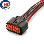 12 Pin Auto Waterproof Connector Car Back View Camera Plug Wiring Harness HP281-12020 HP285-12021 For Hyundai SONATA KIA
