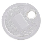 1pc Spark Plug Gap Gauge Tool Measurement Coin-Type 0.6-2.4mm Range Spark Plug Gage Gap Tool Feeler