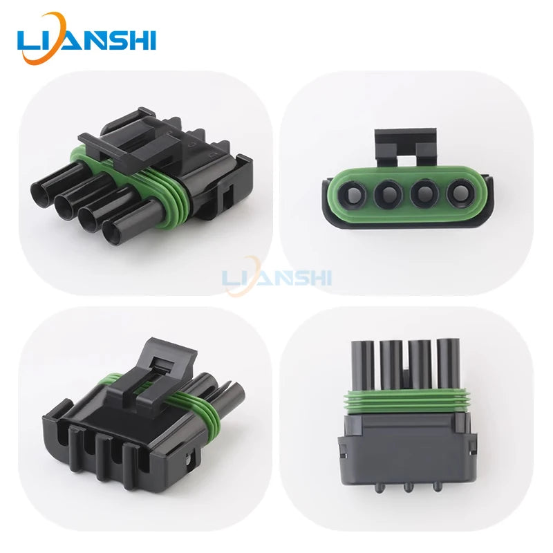 12010974 120157974 Delphi type automotive waterproof connector 4p plug with terminal DJ3042Y-2.5-11/21