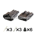 3 Pin Connector Waterproof Sumitomo 2.2mm Male Female Connector Auto Wire Harness Electrical Cable Plug 6187-3801 6180-3451