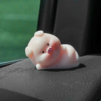 Car Mini Pig Ornaments Auto Center Console DIY Decoration Pendant Cartoon Resin Piglet Home Figurines Miniatures Desktop Decor