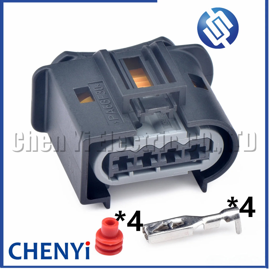 4 Pin Automotive waterproof connector Ignition coil throttle Wire harness plug 09448401 9653811580 661640 For PEUGEOT CITROEN