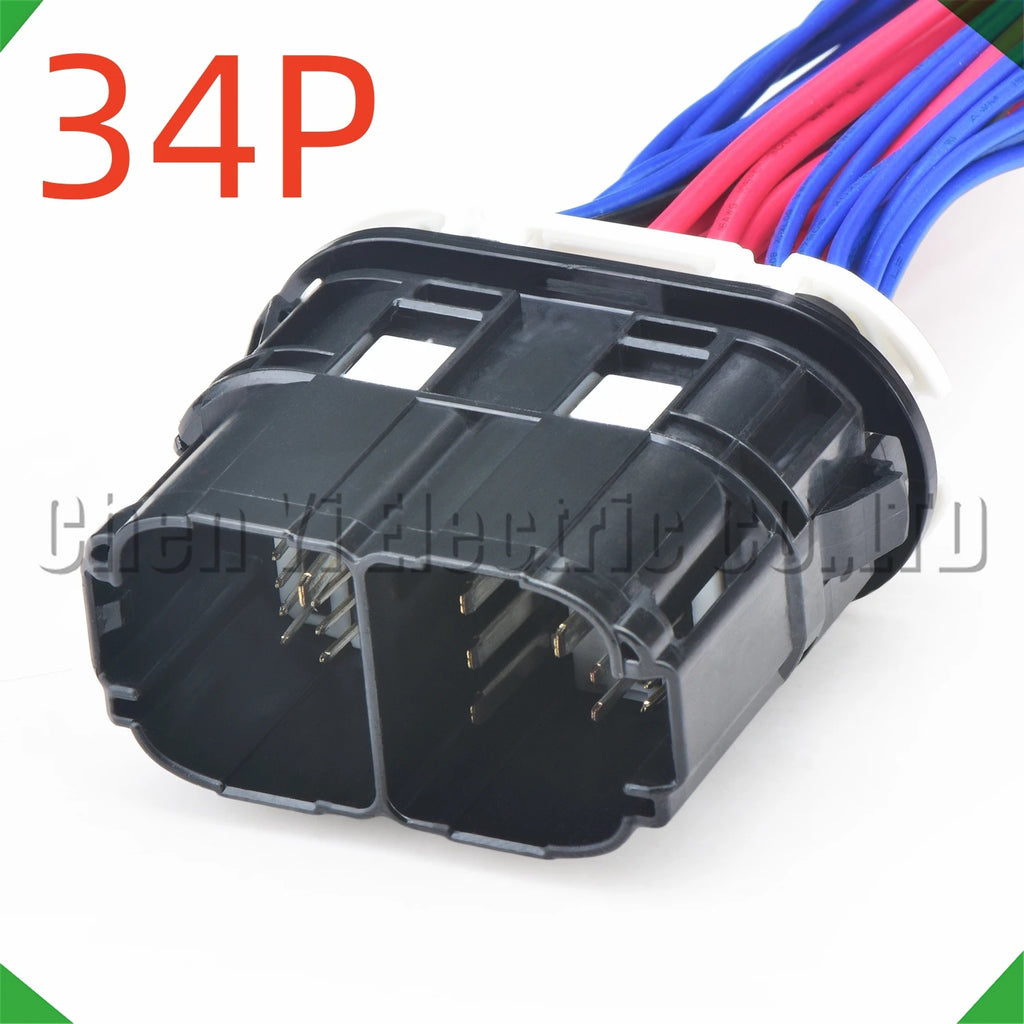 17 Pin 34 Pin Automotive Connectors car door Wire harness Plug 6098-6595 6098-6597 6098...