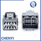 10 Pin Female Auto Rearview Mirror Cable Socket Grey Connector plug 7282-6455-40 7283-6455-40 For Ford Focus