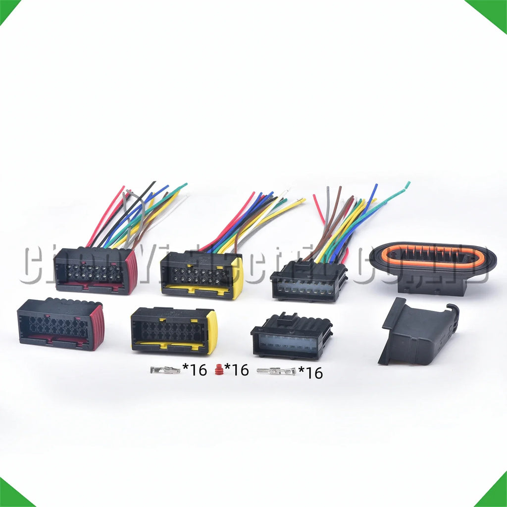 16-pin wire harness 16pin automobile waterproof connector modulo harness a001530022