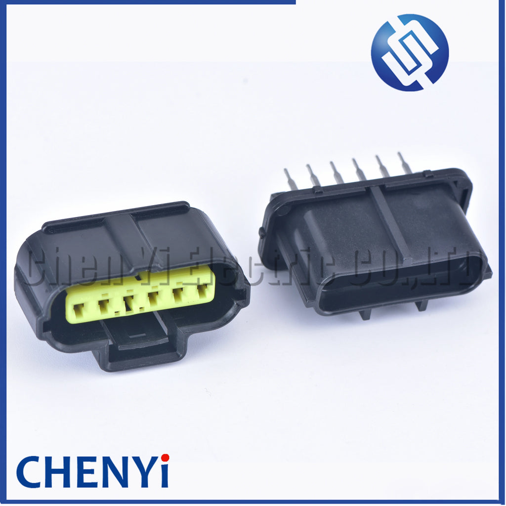 6 Pin 184060-1 Accelerator Pedal pcb Connector Auto Pump Wire Harness plug For Ford Focus Hyundai