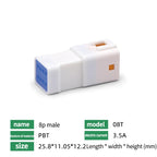 5/10/100 Sets Automotive Connectors JST02R-JWPF-VSLE 2/3/4/6/8 Pin Waterproof Connectors Male and Female Butt Plugs