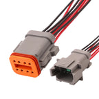 8-PIN Waterproof Electrical 1.6mm Male Female Connector For Car Motor With Wires DT04-08PA-C017 DT06-08SA-C017