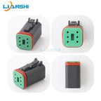 DT06-6S DT04-6P Deutsch waterproof connector Automotive day running lights modified wiring harness plug LED spot light connector